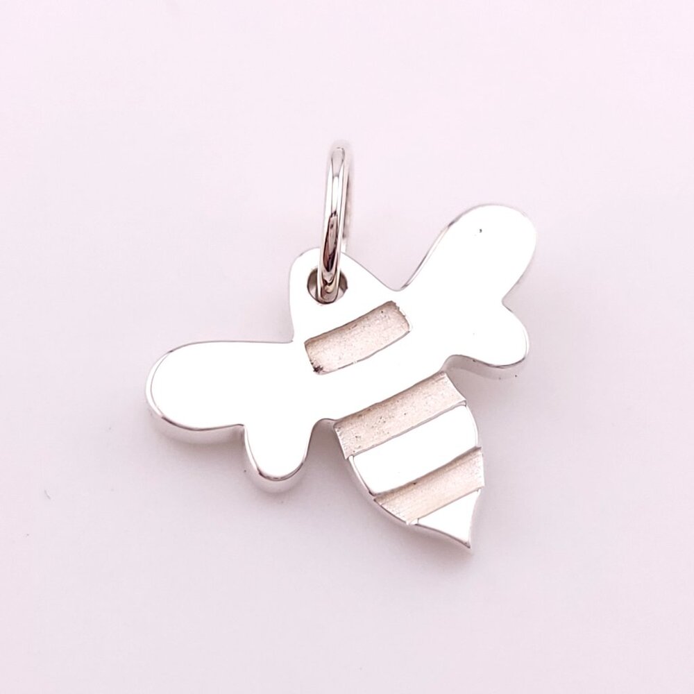 Vintage Tiffany & Co. Sterling Silver HONEY BEE Tiny Charm Pendant - Picture 7 of 7